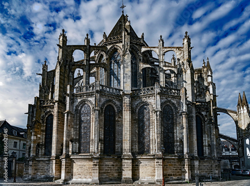 Saint Gatien cathedral, years of construction 1170—1547. City Tours, France	