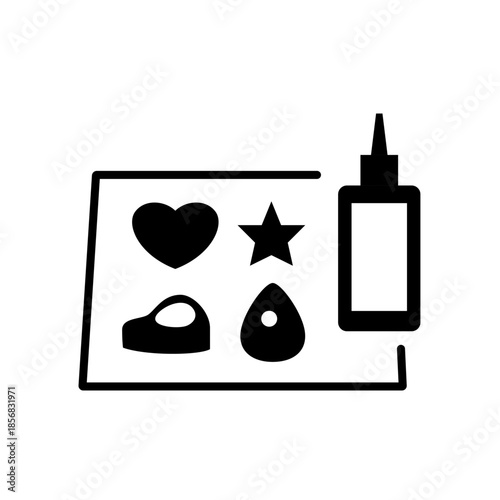 レジンモールドをイメージしたアイコン