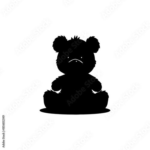 toy dog sitting on a white background