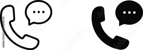 Phone icon set. Contact us symbol. Telephone call sign. Cell phone, ringing phone, Vector illustration.