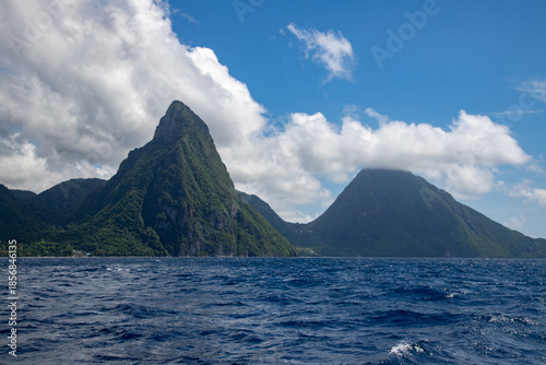 Wallpaper Mural St. Lucia Grand Pitons Torontodigital.ca