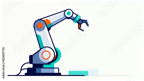 Illustration of a robotic arm
