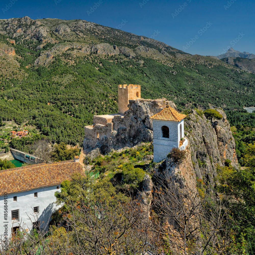 Obraz premium Guadalest, Spain. Tourist Attraction. Travel 