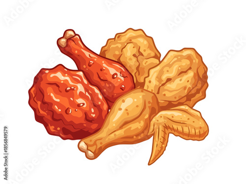 Crispy Fried Chicken Assortment