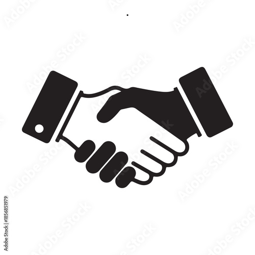 Handshake symbolizing partnership and agreement in business