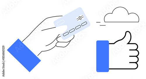Digital payment concept. Digital payment with credit card provides secure transactions and cloud-based processing. Digital payment enables contactless purchases. For e-commerce, fintech, security