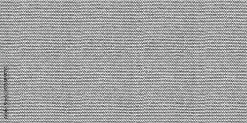 Light gray heather canvas swatch background texture. Seamless fabric material backdrop pattern.