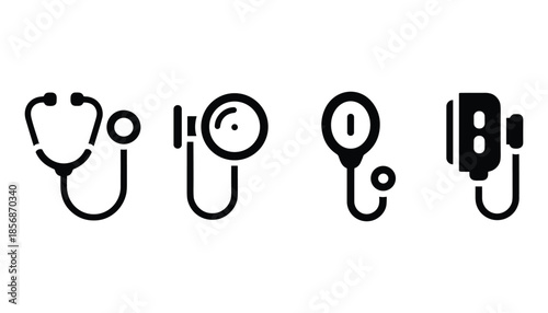 Sphygmomanometer for measuring blood pressure device equipment health vector on transparent.