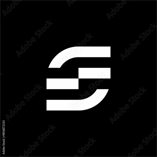 The future is 'S'. Minimalist, sophisticated design for cutting-edge automotive or aerospace technology.