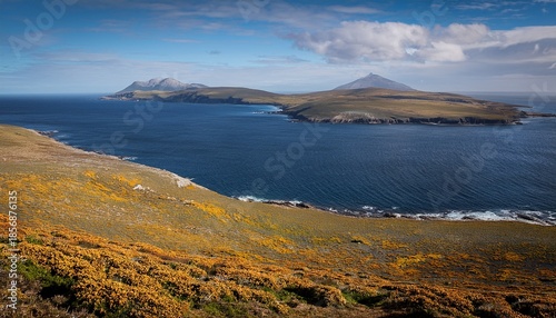 falklands malvinas islands landscape distant view colonialism dispute