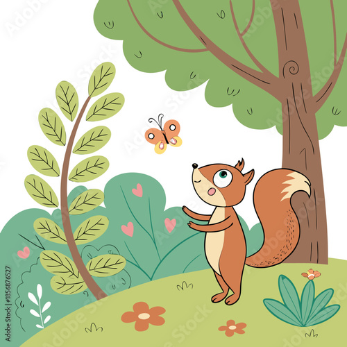 squirrel on a tree