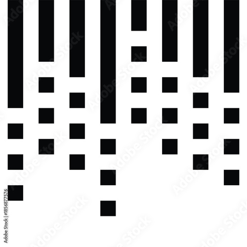 Minimalist Abstract Stripe Square Vertical Layout Decorative Artistic Background