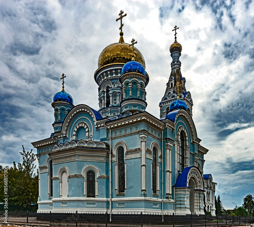 Assumption of Our Lady cathedral, years of construction 1903 - 1912. City Maloyaroslavets, Russia