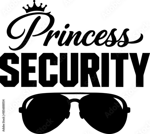 Princess Security SVG Cut Files for Cricut & Silhouette