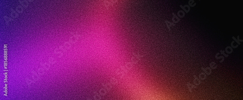 Fotografie Magenta pink purple red grainy background, noise texture abstract glowing gradie