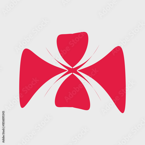 Vector illustration of a 3d red heart and abstract butterfly design featuring casino poker suit symbols and floral decorations for a gambling game card