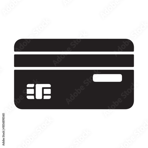 Modern Credit Card Icon Design for Financial Transactions