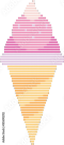 Pink Ice Cream Pixel Art