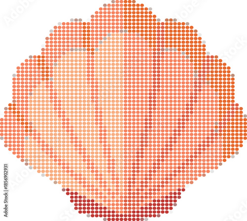 Simple Red Pixel Heart Design