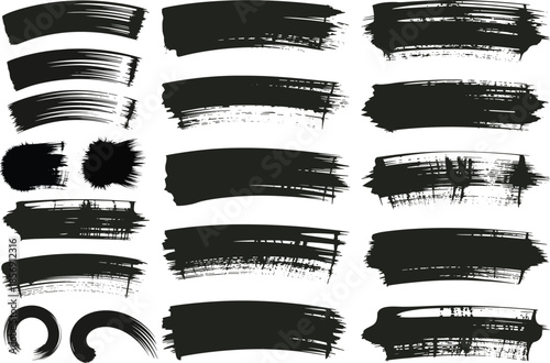 Wallpaper Mural Urban Grunge Brush Stroke Silhouette – Raw Paint Texture Torontodigital.ca