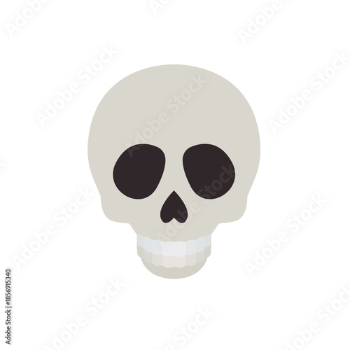 skull death scary halloween dead skeleton toxic pirate dying from laughter emoji symbol sign icon vector illustration isolated flat