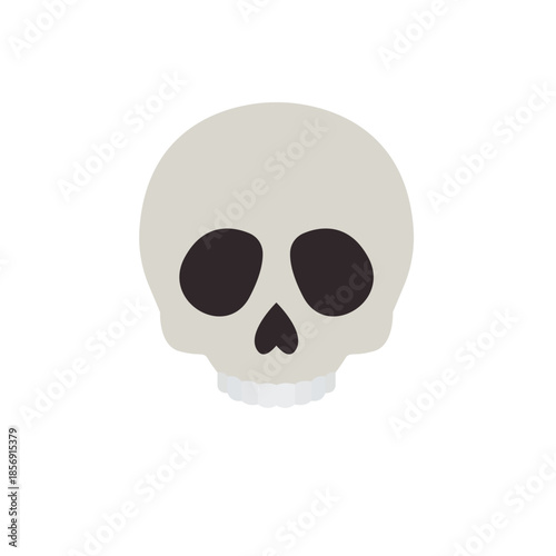 skull death scary halloween dead skeleton toxic pirate dying from laughter emoji symbol sign icon vector illustration isolated flat