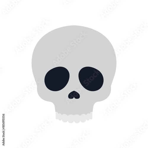 skull death scary halloween dead skeleton toxic pirate dying from laughter emoji symbol sign icon vector illustration isolated flat