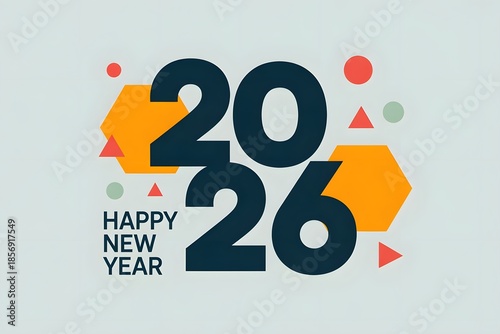Happy New Year 2026 Celebration Design