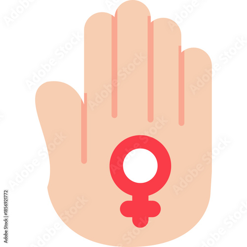 Female Palmistry Icon