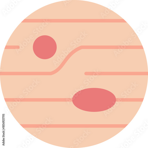 Jupiter Planet Icon