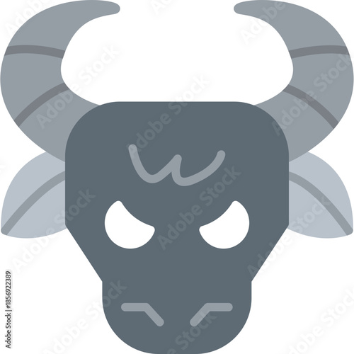 Taurus Zodiac Bull Icon
