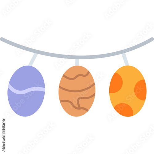Easter Egg Garland Icon