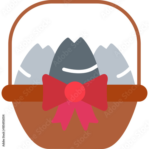 Christian Fish Basket Icon