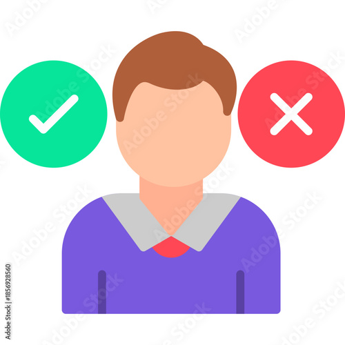 Decision Choice Person Icon