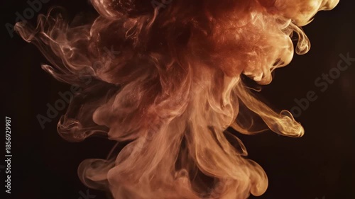 Ethereal Coffee Essence: Capturing the mesmerizing dance of coffee essence as it gracefully merges and swirls within the liquid medium, creating a captivating visual symphony.