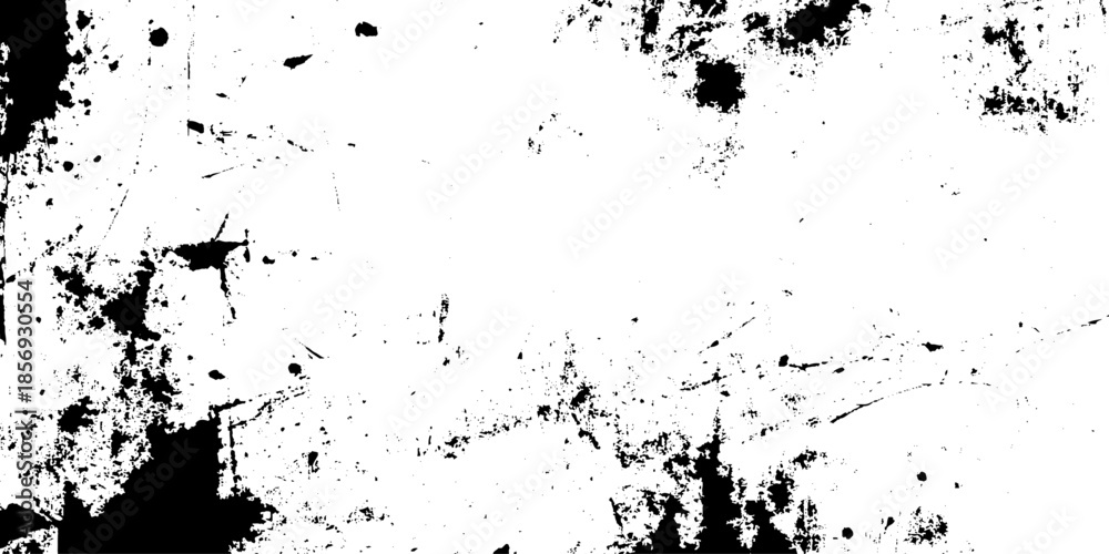 Fototapeta premium Grunge fabric surface with scratch and noise texture. Texture of chips, cracks, scratches, scuffs, dust, dirt. Dark monochrome surface., black and white rough vintage distress background, 