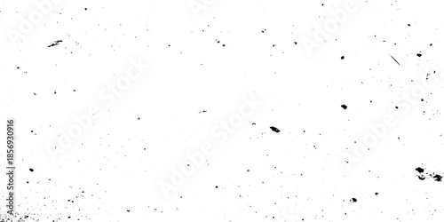 Rough grey and white texture vector. Distressed overlay texture, Dirty or dust film grain speck grit grunge overlay on white background, Vector Illustration. Black isolated on white background,
