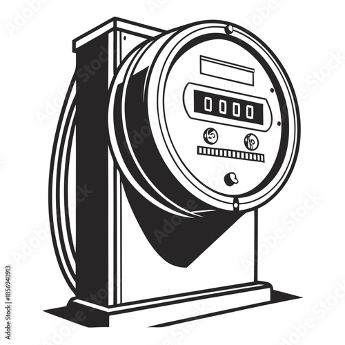 old scale with clipping path