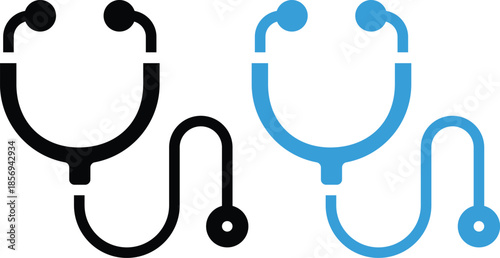 Health care icon set in different style vector. medicals cross sign illustration.