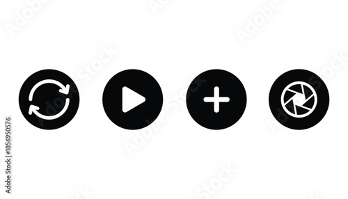 Magnifier glass gear binocular tool target goal search focus solution concept vector