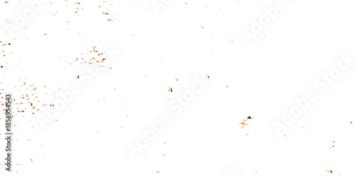 Minimal abstract white backdrop with scattered grunge dust texture in soft peach tones, combined with sparkling golden confetti for elegant vintage and holiday designs