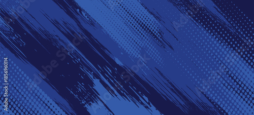 blue color pattern gradient grunge texture background. Dots pop art comics sport style vector illustration Abstract dark blue background with modern corporate concept. Eps 10 vector