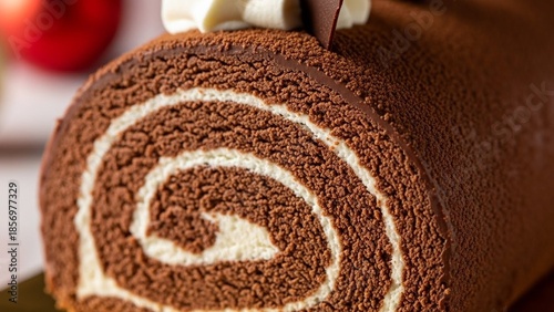 Delicious Chocolate Swiss Roll Cake