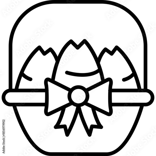 Christian Fish Basket Icon