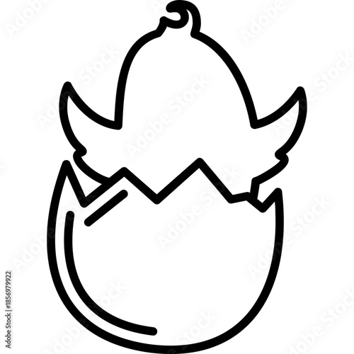 Hatching Easter Egg Icon