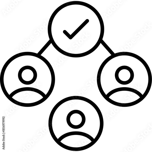 Individual Identity Network Icon