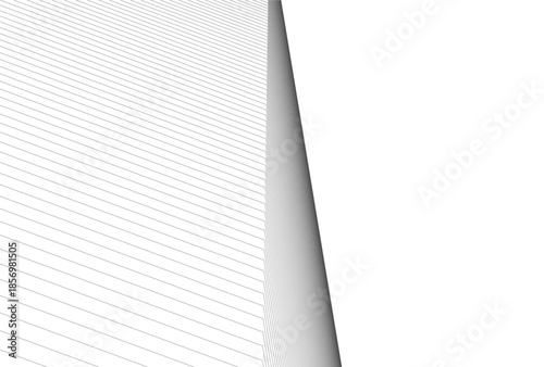 Abstract architecture 3D rendering