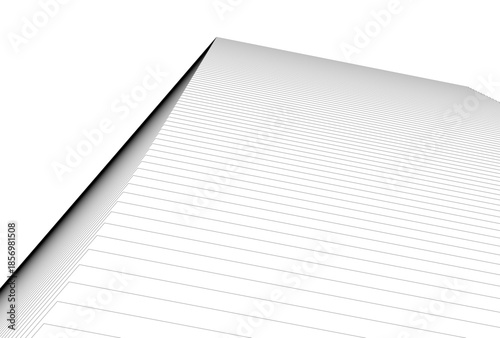 Abstract architecture 3D rendering