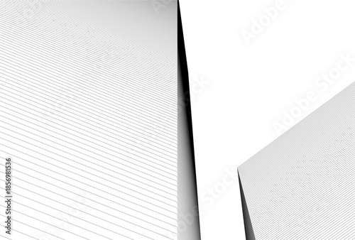 Abstract architecture 3D rendering