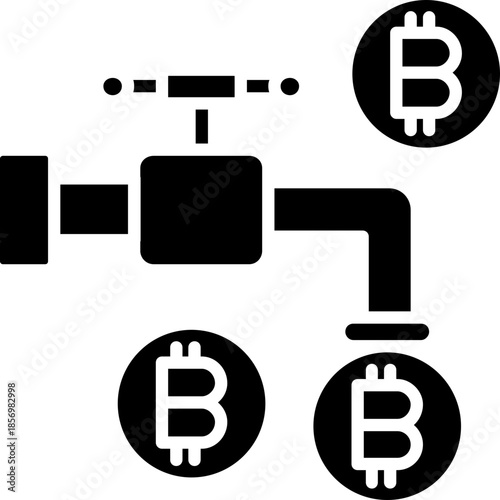 Bitcoin Faucet System Icon